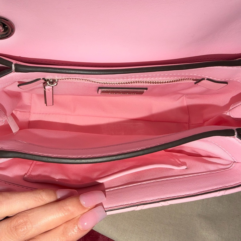 Tory Burch Pink Plie Fleming Shoulder Bag - Picture 3 of 12